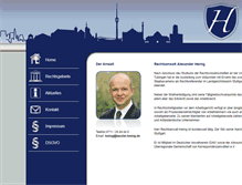 Tablet Screenshot of heinig-hammer.de